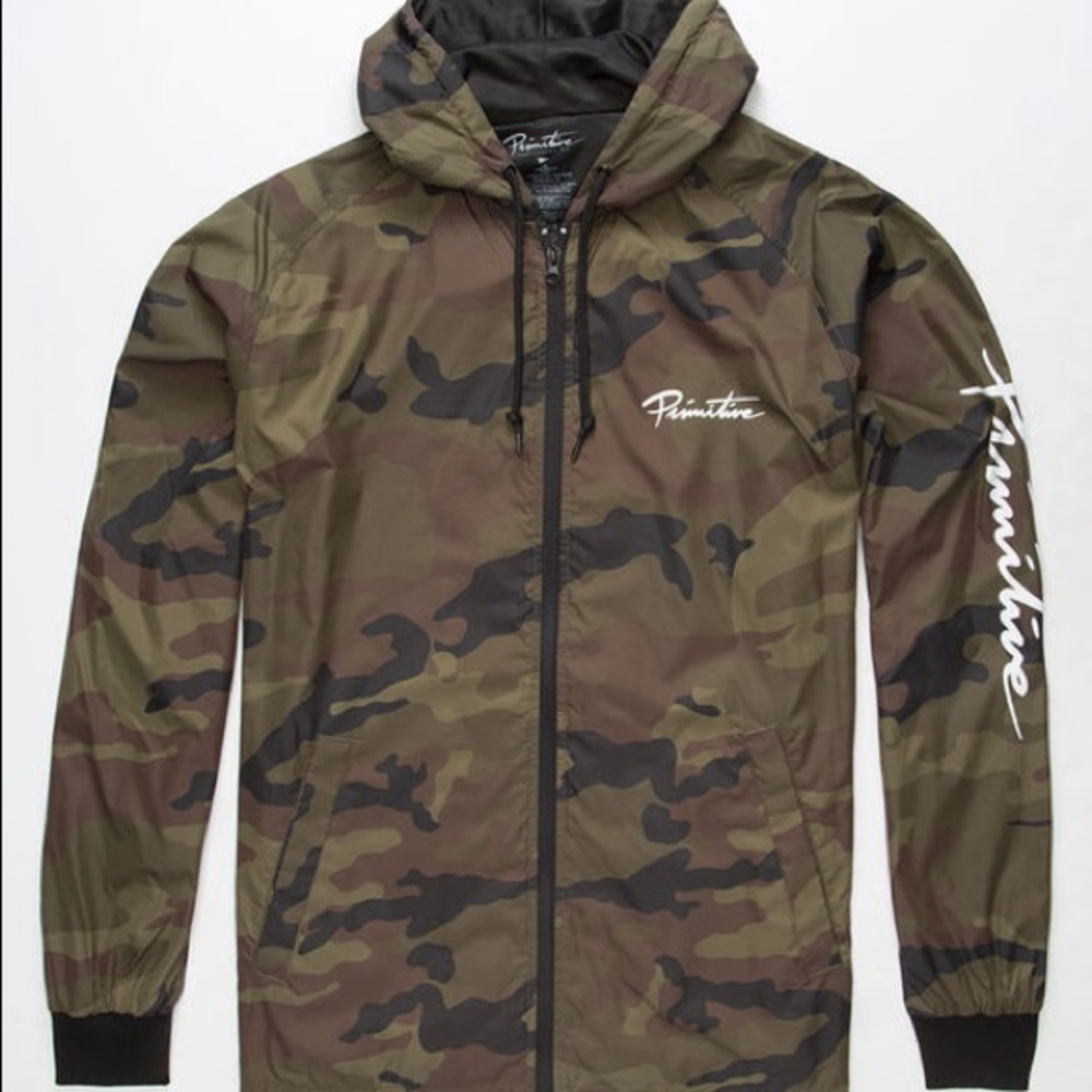 PRIMITIVE CAMO WINDBREAKER